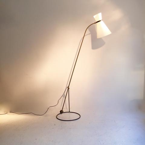 LAMPADAIRE CONTRE POIDS 1950 STYLE GUARICHE