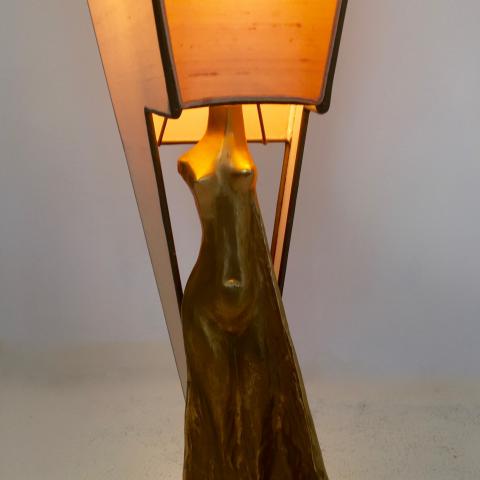 FELIX AGOSTINI QUETZAL LAMP BRONZE